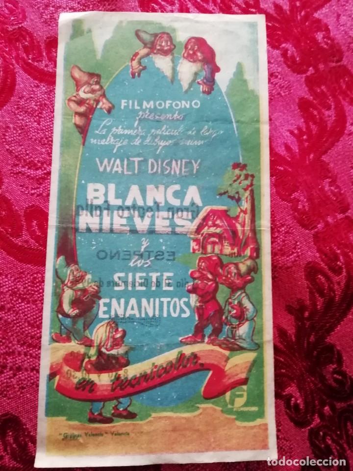 Cine: Programa simple blancanieves y los siete enanitos 1941 teatro falla cadiz - Foto 2