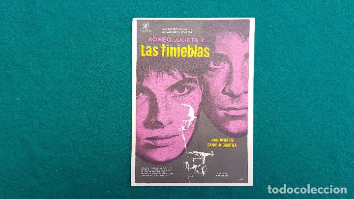 Cine: PROGRAMA DE MANO CINE - ROMEO JULIETA Y LAS TINIEBLAS- DIR.: JIRI WEISS (SIN CINE AL DORSO)