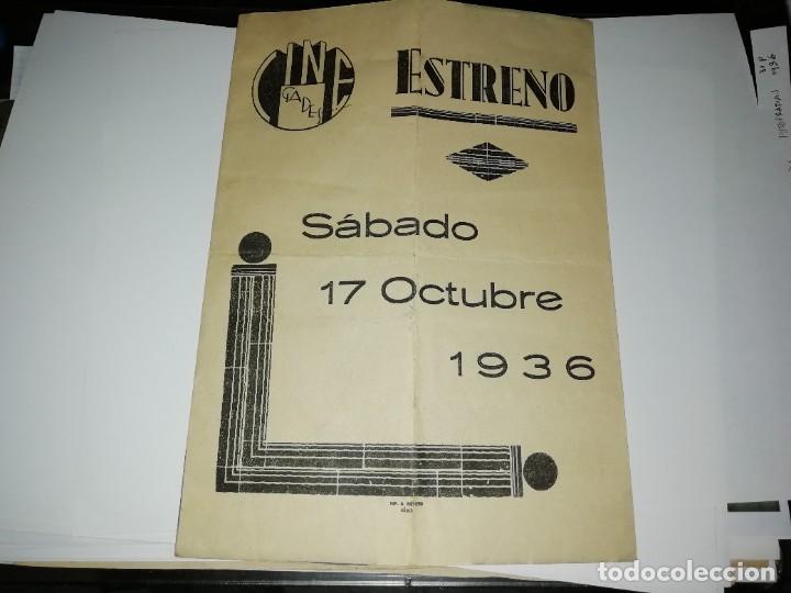 Cine: Programa extensible la alegre divorciada cine Gades C&aacute;diz 1936 - Foto 2