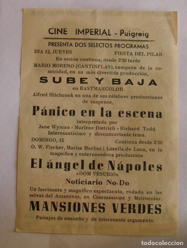 Cine: PROGRAMA DE CINE MANSIONES VERDES - Foto 2