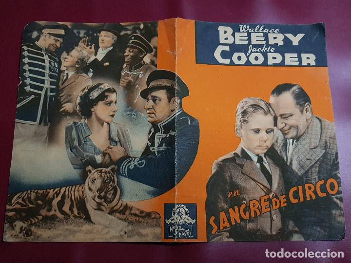 Cine: PROGRAMA DE MANO - SANGRE DE CIRCO - Foto 1