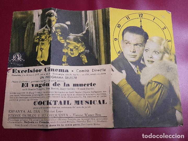 Cine: PROGRAMA DE MANO - EL VAGON DE LA MUERTE - Foto 1