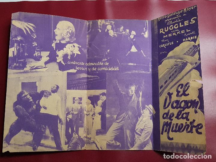 Cine: PROGRAMA DE MANO - EL VAGON DE LA MUERTE - Foto 2