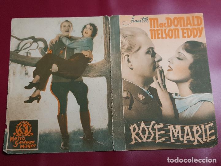 Cine: PROGRAMA DE MANO - ROSE MARIE - Foto 1