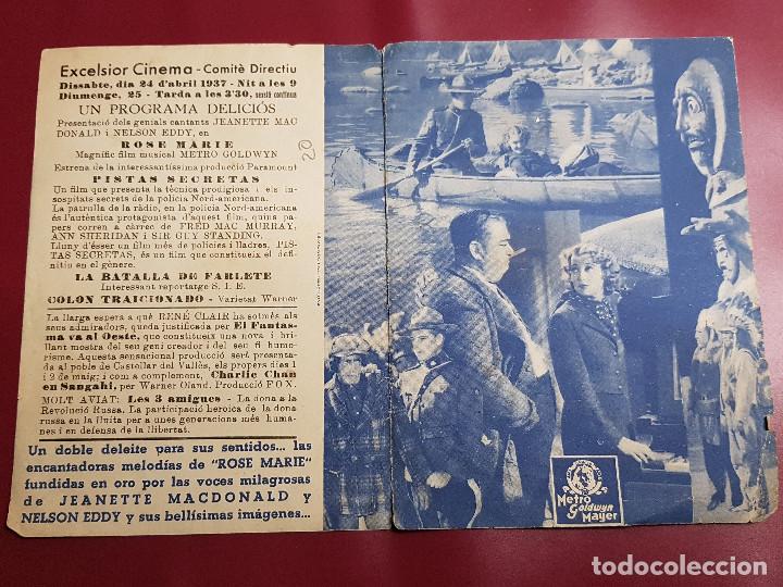 Cine: PROGRAMA DE MANO - ROSE MARIE - Foto 2