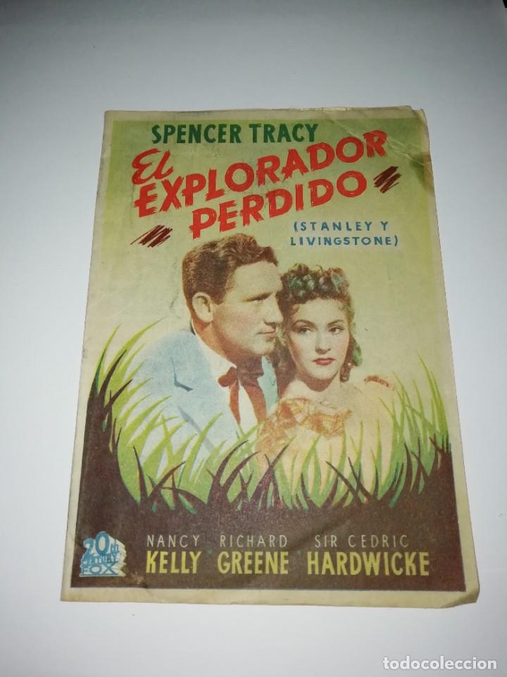 Programa doble el explorador perdido C&aacute;diz cine Gades 1944
