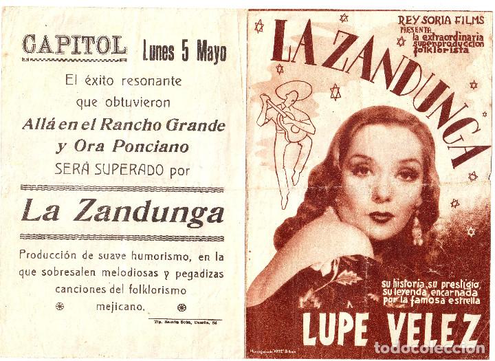 Cine: LA ZANDUNGA CINE CAPITOL DE VALENCIA - Foto 1
