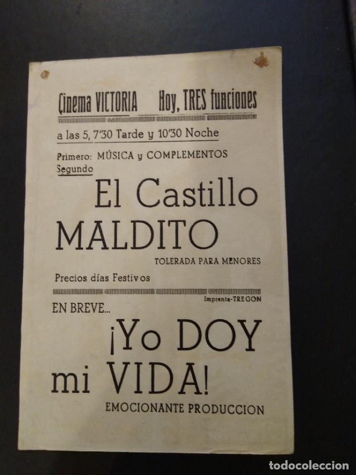 Cine: PROGRAMA DE CINE. El Castillo maldito. Cinema Victoria - Foto 2