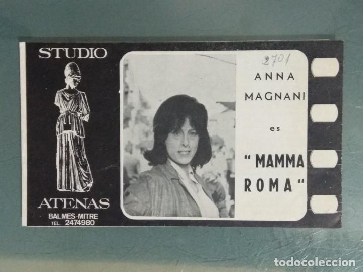 Cine: MAMMA ROMA. FOLLETO EN FORMA DE TR&Iacute;PTICO - Foto 1