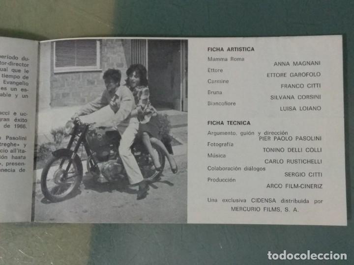 Cine: MAMMA ROMA. FOLLETO EN FORMA DE TR&Iacute;PTICO - Foto 4
