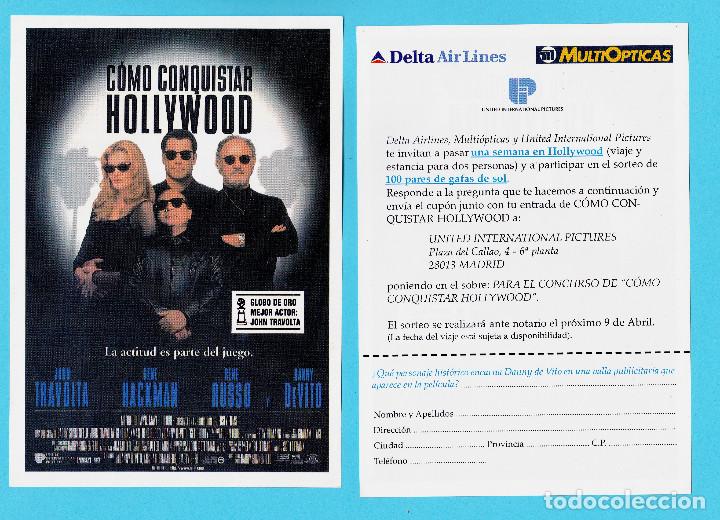 Cine: C&Oacute;MO CONQUISTAR HOLLYWOOD. JOHN TRAVOLTA, GENE HACKMAN, RENE RUSSO, 1995. - Foto 1