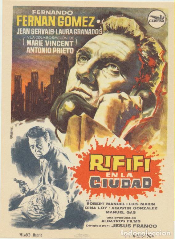 Cine: Rifif&iacute; en la Ciudad. Sencillo de Cepicsa. &iexcl;IMPECABLE - Foto 1