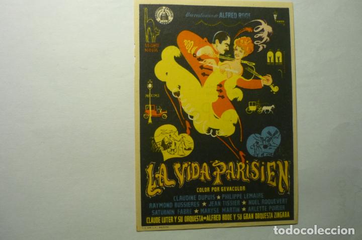 Cine: PROGRAMA LA VIDA PARISIEN.-CLAUDINE DUpUIS PUBLICIDAd - Foto 1