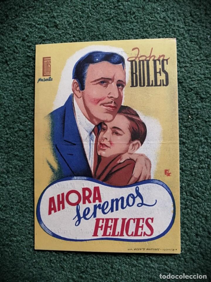 Cine: Estampas programas de cine a&ntilde;os 40. 9 unidades - Foto 4