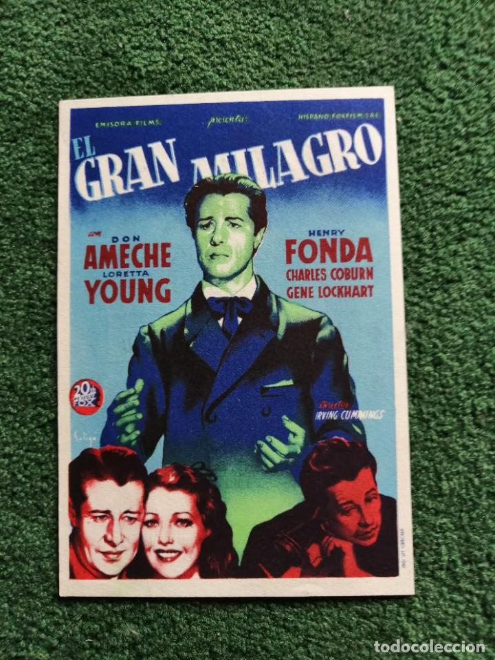 Cine: Estampas programas de cine a&ntilde;os 40. 9 unidades - Foto 7