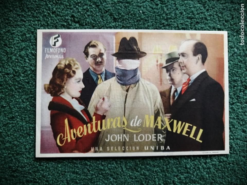 Cine: Estampas programas de cine a&ntilde;os 40. 9 unidades - Foto 11