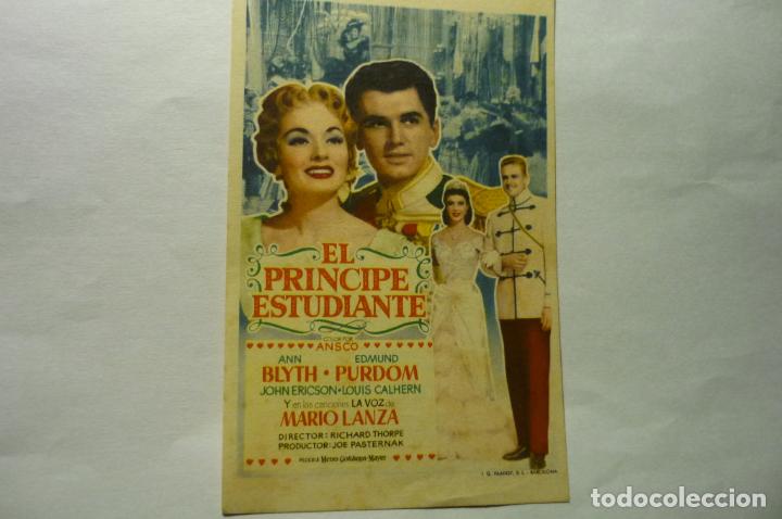 Cine: PROGRAMA EL PRINCIPE ESTUDIANTE- ANN BLYTH PUBLICIDAD - Foto 1