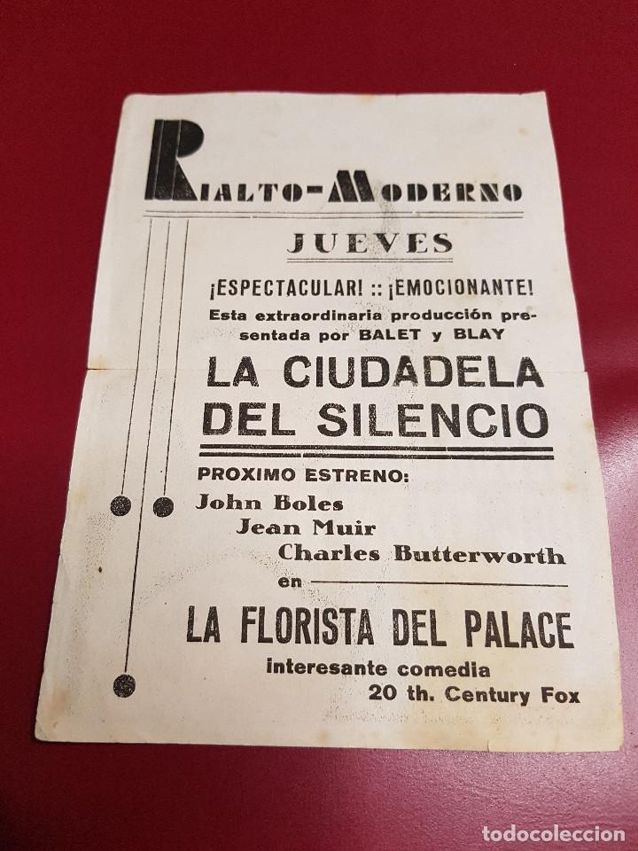 Cine: PROGRAMA DE MANO - ANNABELLA - LA CIUDADELA DEL SILENCIO - Foto 2