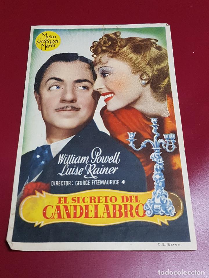 Cine: PROGRAMA DE MANO - EL SECRETO DEL CANDELABRO - Foto 1