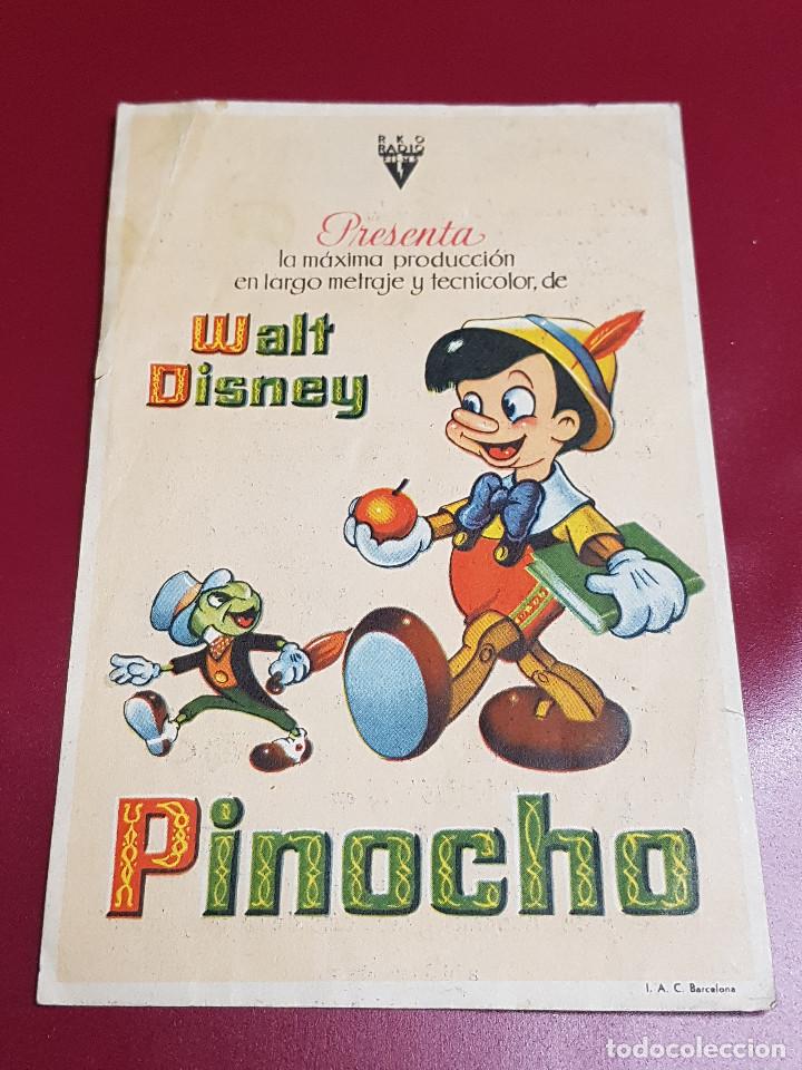 Cine: PROGRAMA DE MANO - PINOCHO - Foto 1