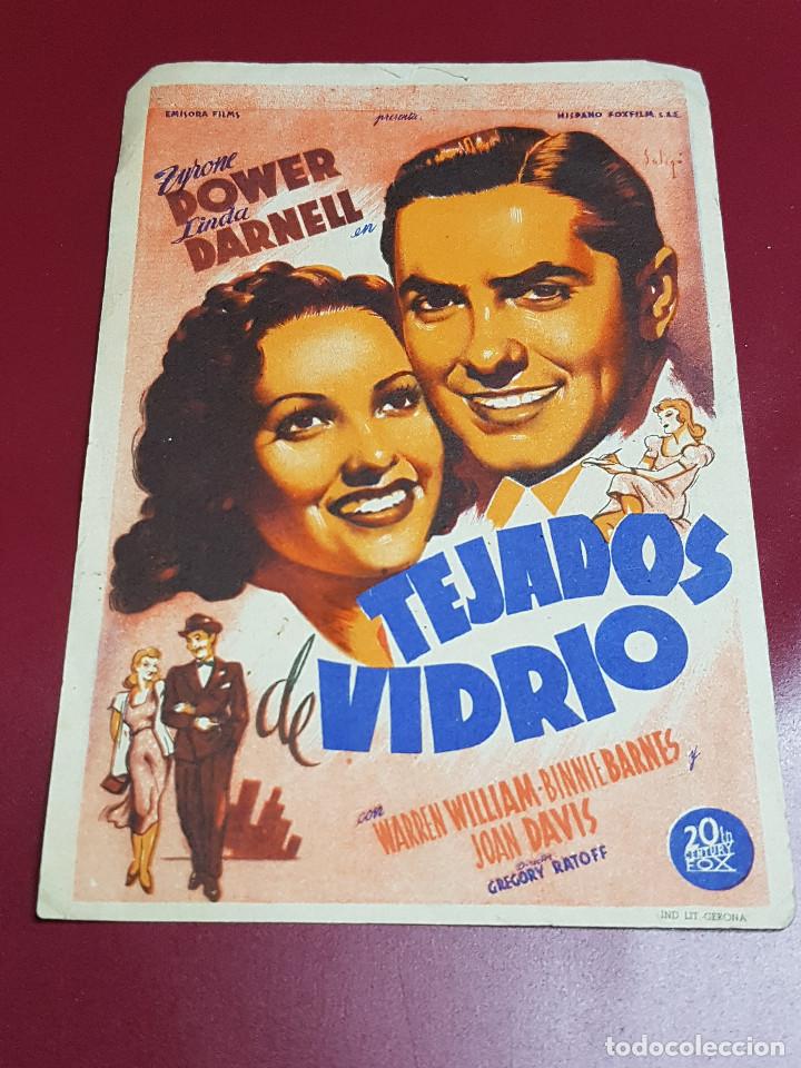 Cine: PROGRAMA DE MANO - TEJADOS DE VIDRIO - Foto 1