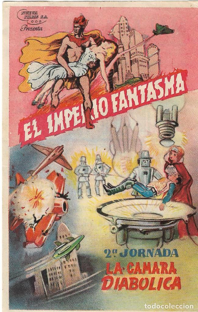 Cine: EL IMPERIO FANTASMA - 2ª Y 3ª JORNADA - GENE AUTRY - CON PUBLICIDAD - 1935. - Foto 3 - 241172920