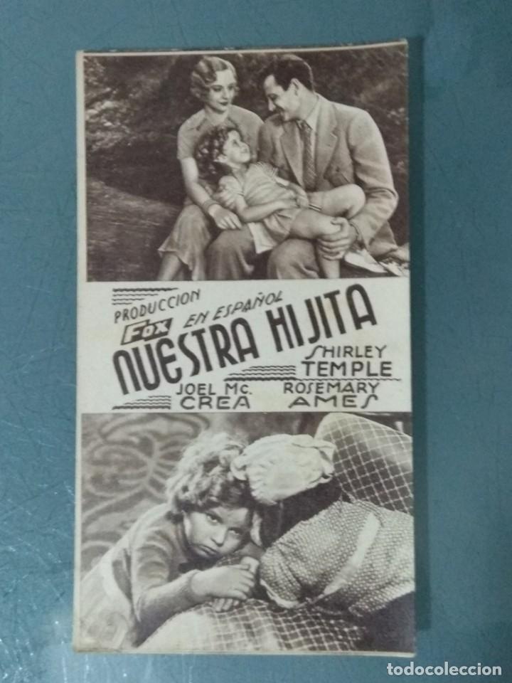 Cinema: NUESTRA HIJITA. PROGRAMA DE CINE EN CART&Oacute;N