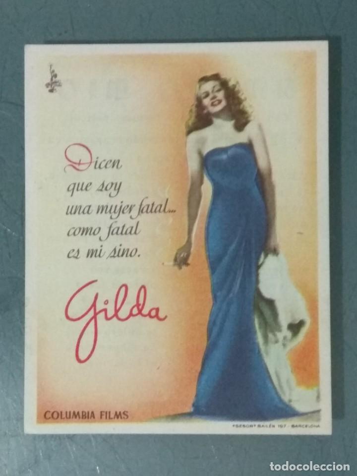 Cine: GILDA - DICEN. PROGRAMA SENCILLO ORIGINAL DE CINE. - Foto 1