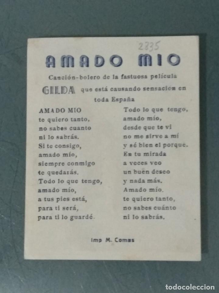 Cine: GILDA - SOY LIBRE. PROGRAMA SENCILLO ORIGINAL DE CINE. - Foto 2