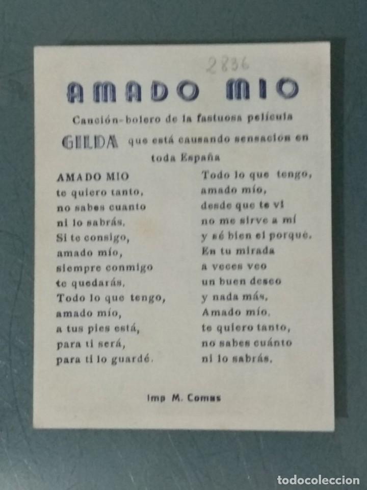 Cine: GILDA - LOS HOMBRES...&rdquo;. PROGRAMA SENCILLO ORIGINAL DE CINE. - Foto 2