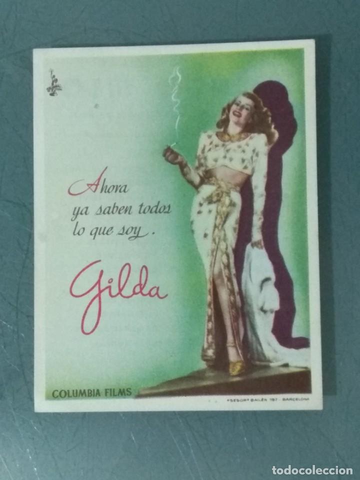Cine: GILDA - &rdquo;AHORA...&rdquo;. PROGRAMA SENCILLO ORIGINAL DE CINE. - Foto 1