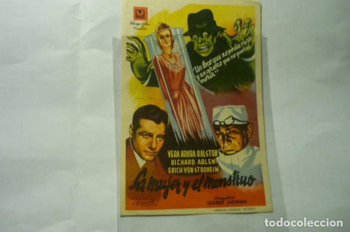 Cine: programa la mujer y el monstruo - erich von stroheim .- - Foto 1