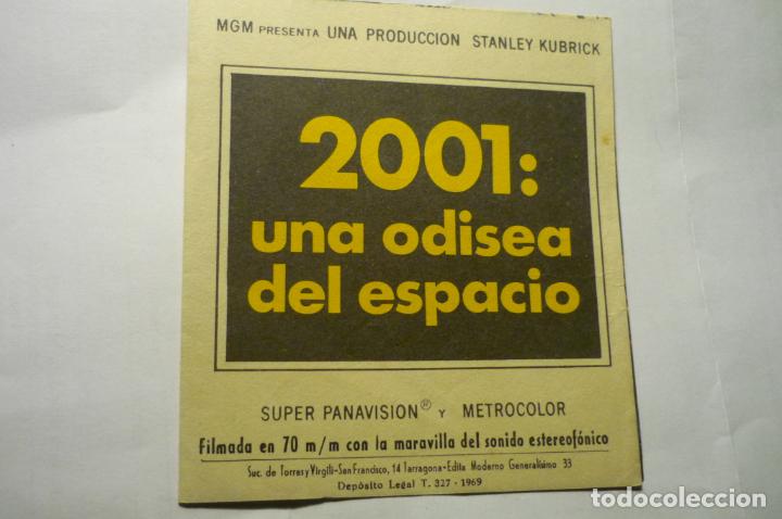 Cine: PROGRAMA DOBLE 2001 UNA ODISEA DEL ESPACIO -PUBLICIDAD - Foto 1