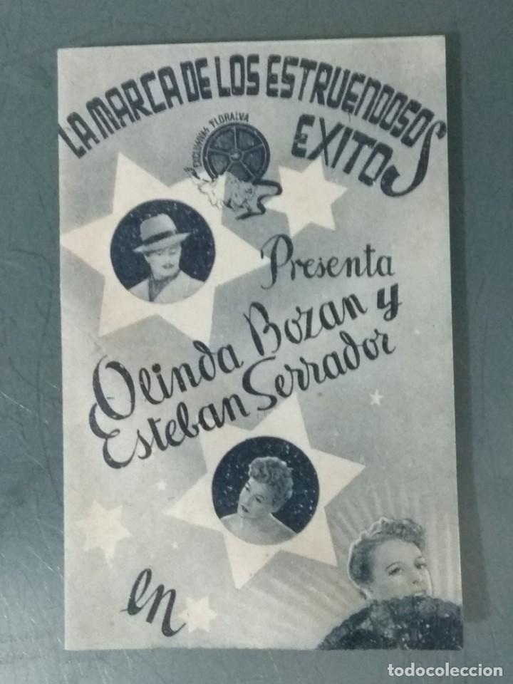 Cine: DAMA DE COMPA&Ntilde;IA - 1943. PEQUE&Ntilde;O PROGRAMA DE CINE DOBLE. - Foto 2