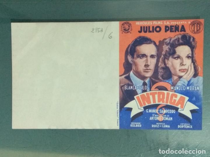 Cine: INTRIGA - 1942. PROGRAMA DOBLE DE CINE. SIN DOBLAR. - Foto 2