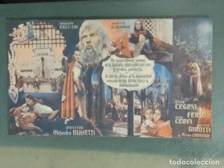 Cine: CORONA DE HIERRO. 1943. PROGRAMA DOBLE DE CINE. - Foto 2