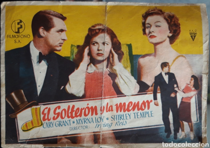 Cine: FOLLETO PEL&Iacute;CULA EL SOLTER&Oacute;N Y LA MENOR