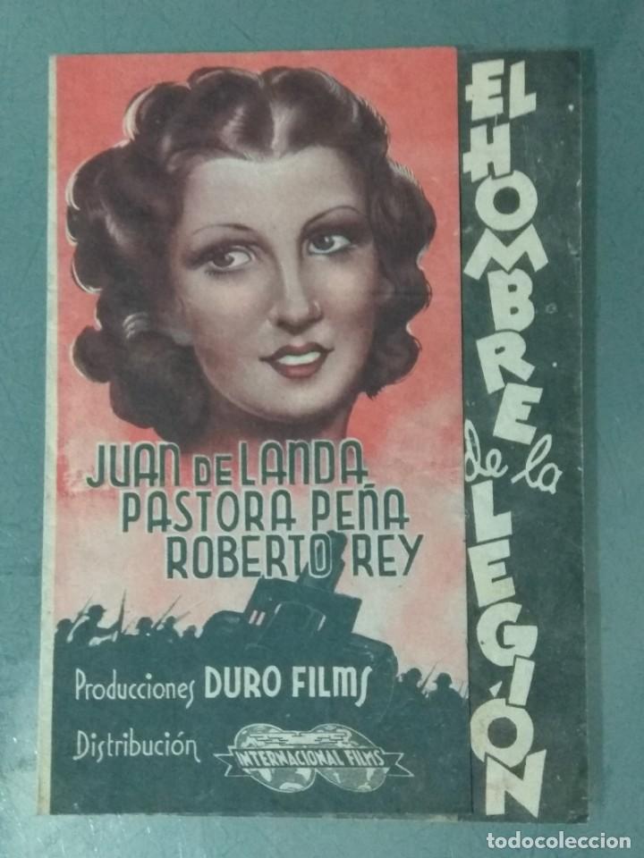 Cine: EL HOMBRE DE LA LEGION - PROGRAMA DE CINE DOBLE. - Foto 1