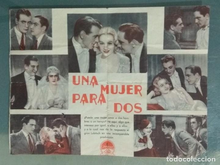 Cine: UNA MUJER PARA DOS. PROGRAMA DOBLE DE CINE. - Foto 2