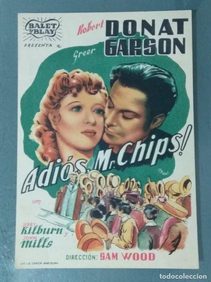 Cine: ADIOS MR. CHIPS. PROGRAMA DE CINE SENCILLO GRANDE. - Foto 1
