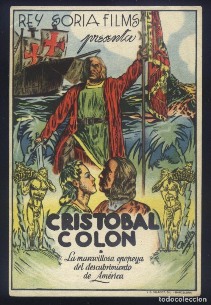 Cine: P-1181- CRISTOBAL COLON (Julio Villarreal - Consuelo Frank - Jos&eacute; Baviera)