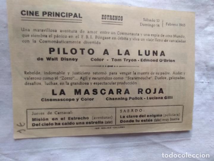 Cine: PROGRAMA DE CINE LA MASCARA ROJA CON PUBLICIDAD. - Foto 2