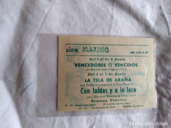 Cine: PROGRAMA DE CINE LA TELA DE ARA&Ntilde;A. EDDI CONSTANTINE. CON PUBLICIDAD. - Foto 2