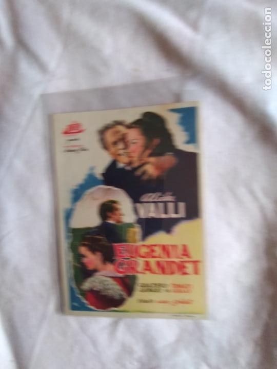 Cine: PROGRAMA DE CINE EUGENIA GRANDET. ALIDA VALLI. - Foto 1