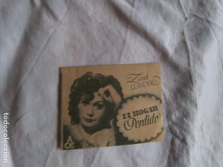 Cine: PROGRAMA DE CINE DOBLE. EL HOGAR PERDIDO. ZARAH LEANDER. CON PUBLICIDAD. - Foto 1