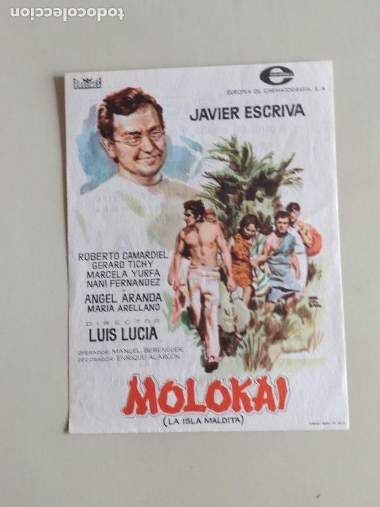 Cine: PROGRAMA DE CINE MOLOKAI. JAVIER ESCRIVA. CON PUBLICIDAD. - Foto 1