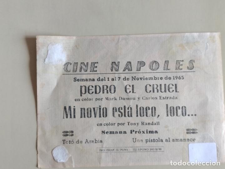 Cine: PROGRAMA DE CINE PEDRO EL CRUEL CON PUBLICIDAD. - Foto 2