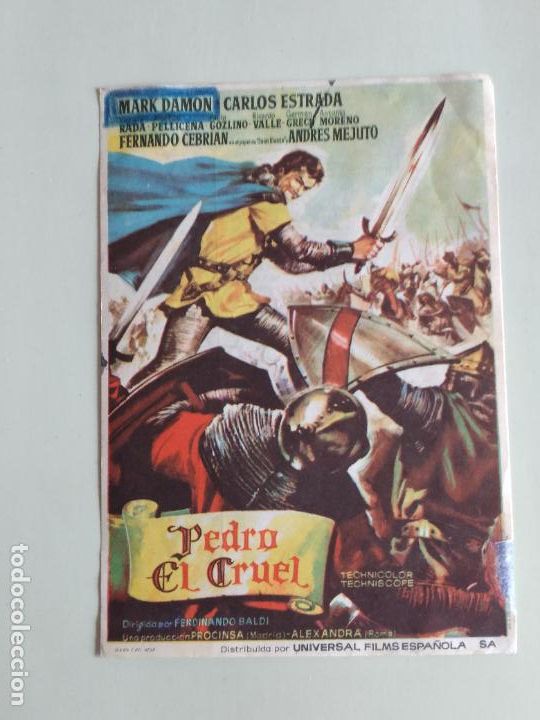 Cine: PROGRAMA DE CINE PEDRO EL CRUEL CON PUBLICIDAD. - Foto 1