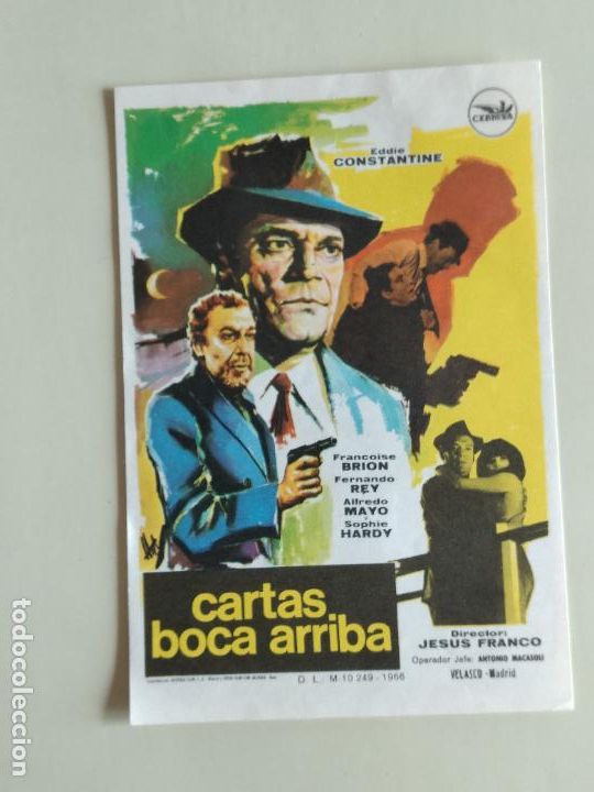 Cine: PROGRAMA DE CINE CARTAS BOCA ARRIBA. FERNANDO REY. - Foto 1