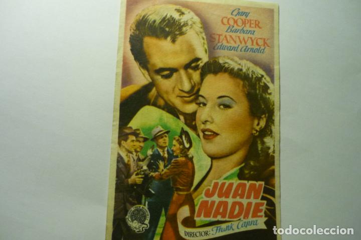 Cine: PROGRAMA JUAN NADIE GARY COOPER publicidad - Foto 1